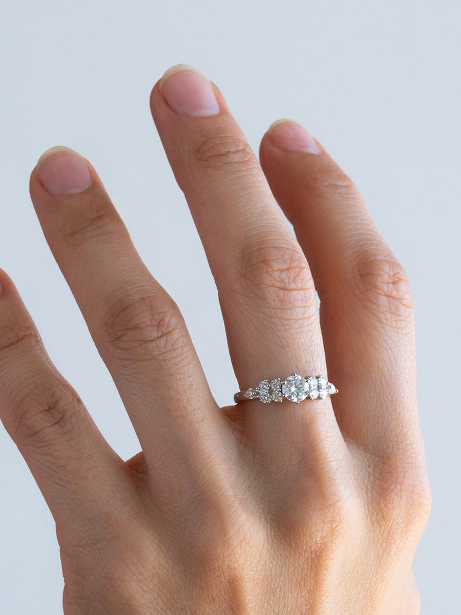 Anillo Único 003 - Plata Rodinada