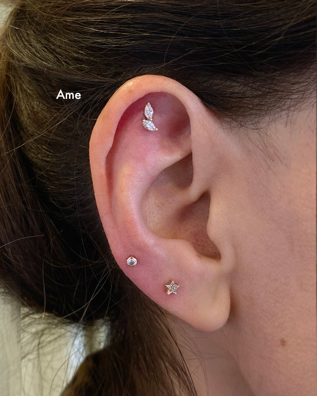 Piercing Ame - Oro 14k