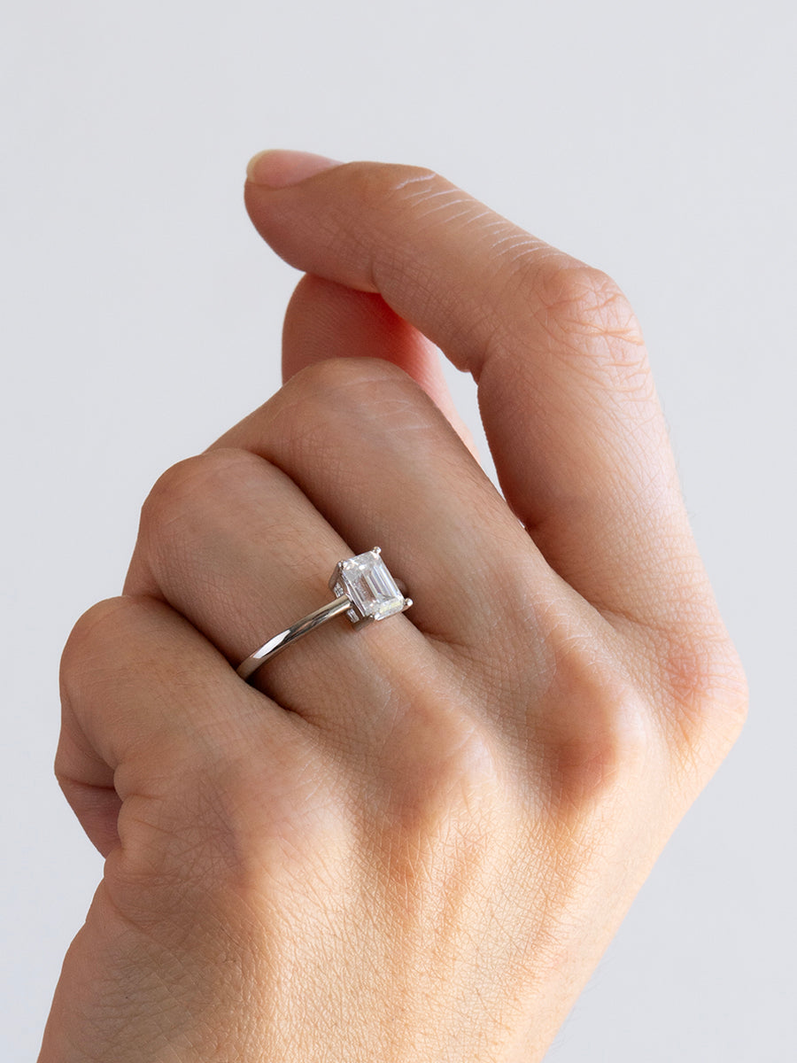 Anillo Único 001 - Plata Rodinada