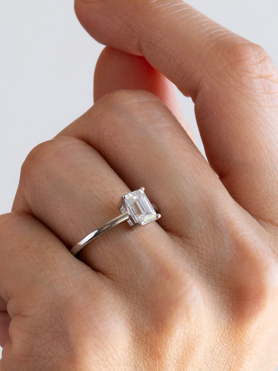 Anillo Único 001 - Plata Rodinada