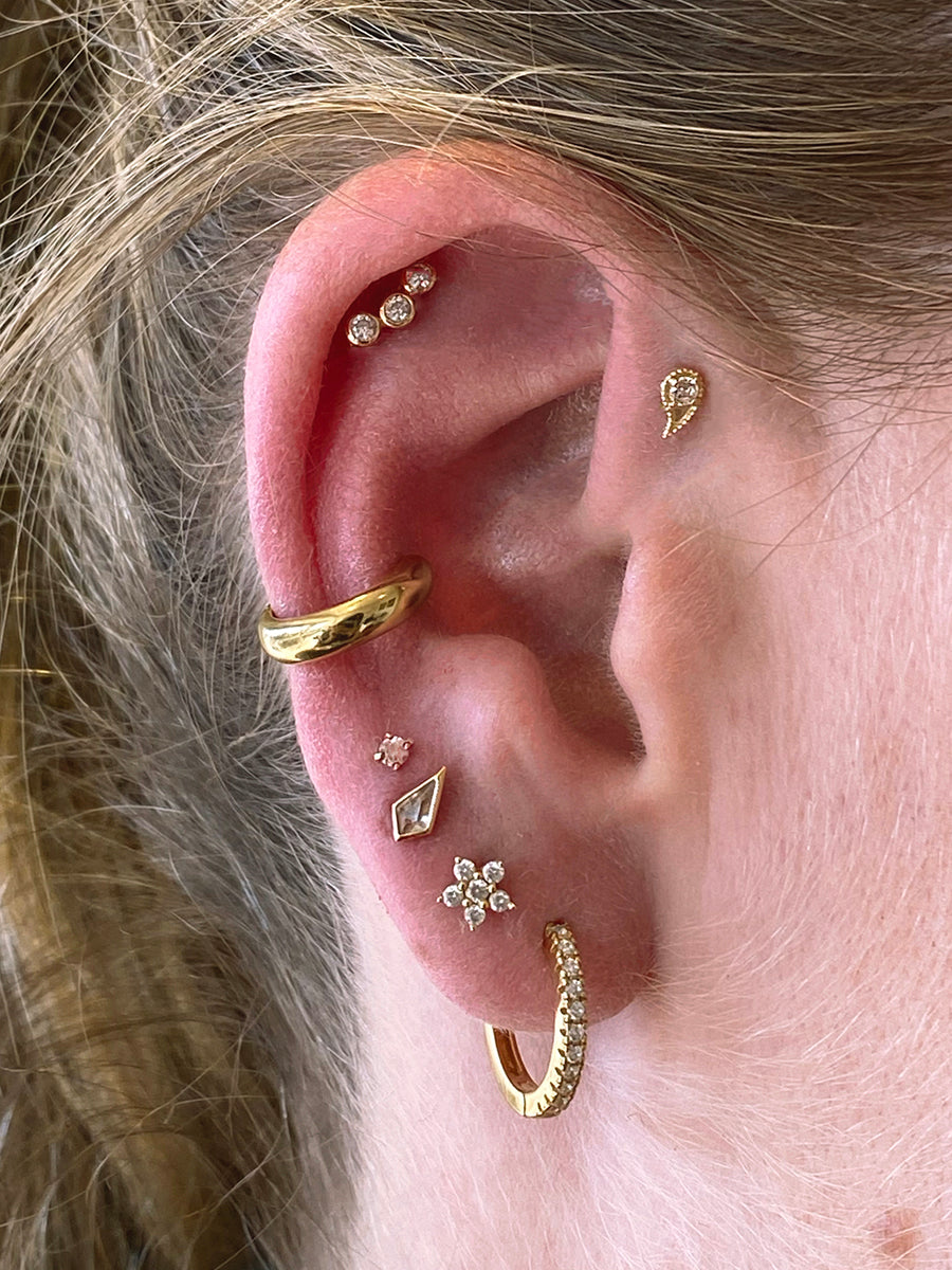 Piercing Eli 2 mm - Oro 14k
