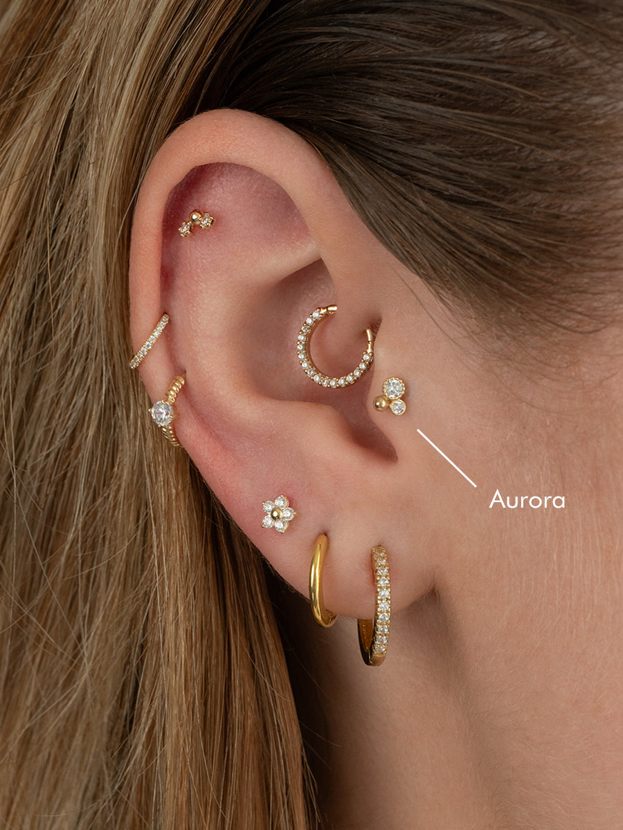aros de oro 14k mujer chile regalo aniversario matrimonio