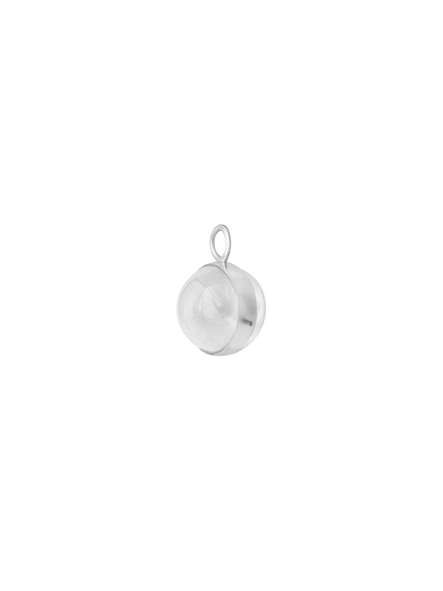 colgante charm plata 925 cuarzo cristal