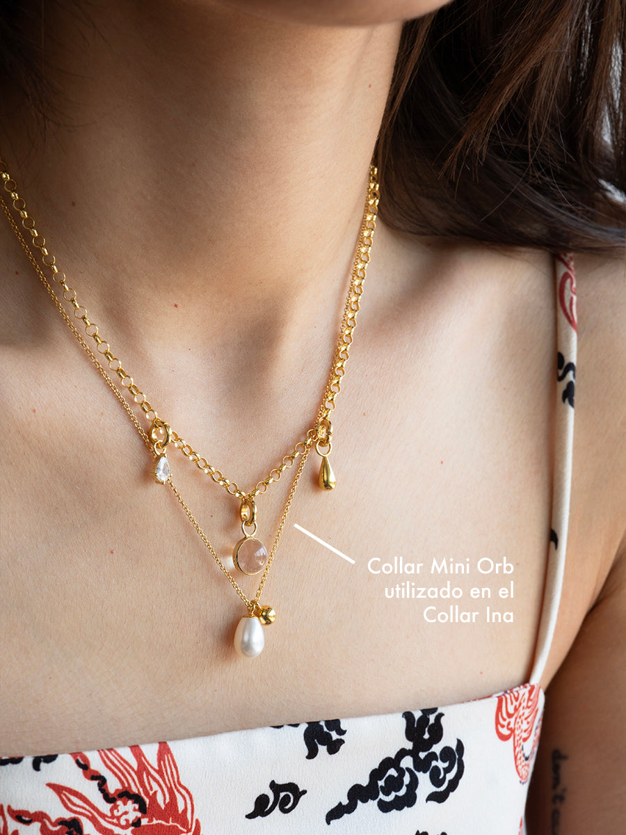 Collar Mini Orb - Enchapado 18k