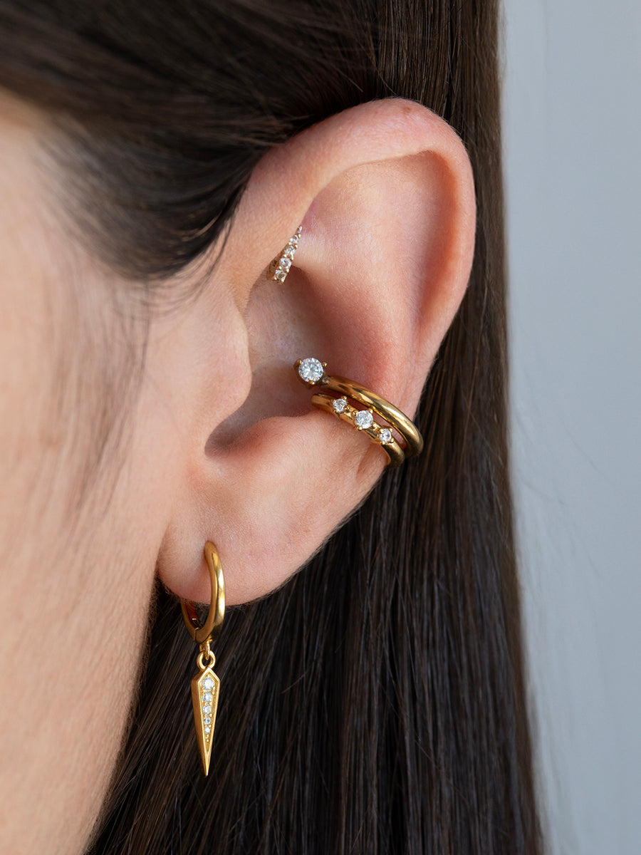 Argollas Alva - Enchapado 18k