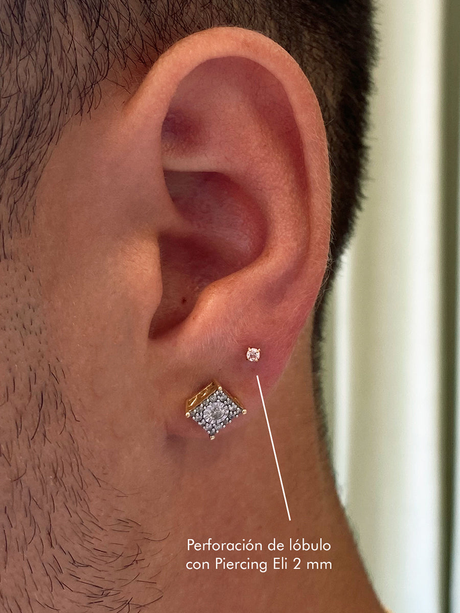 Piercing Eli 2 mm - Oro 14k