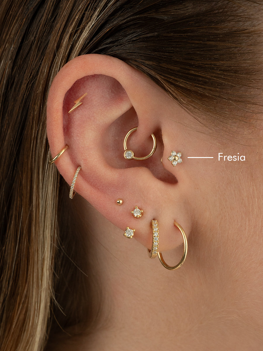 piercings de oro 14k chile circones