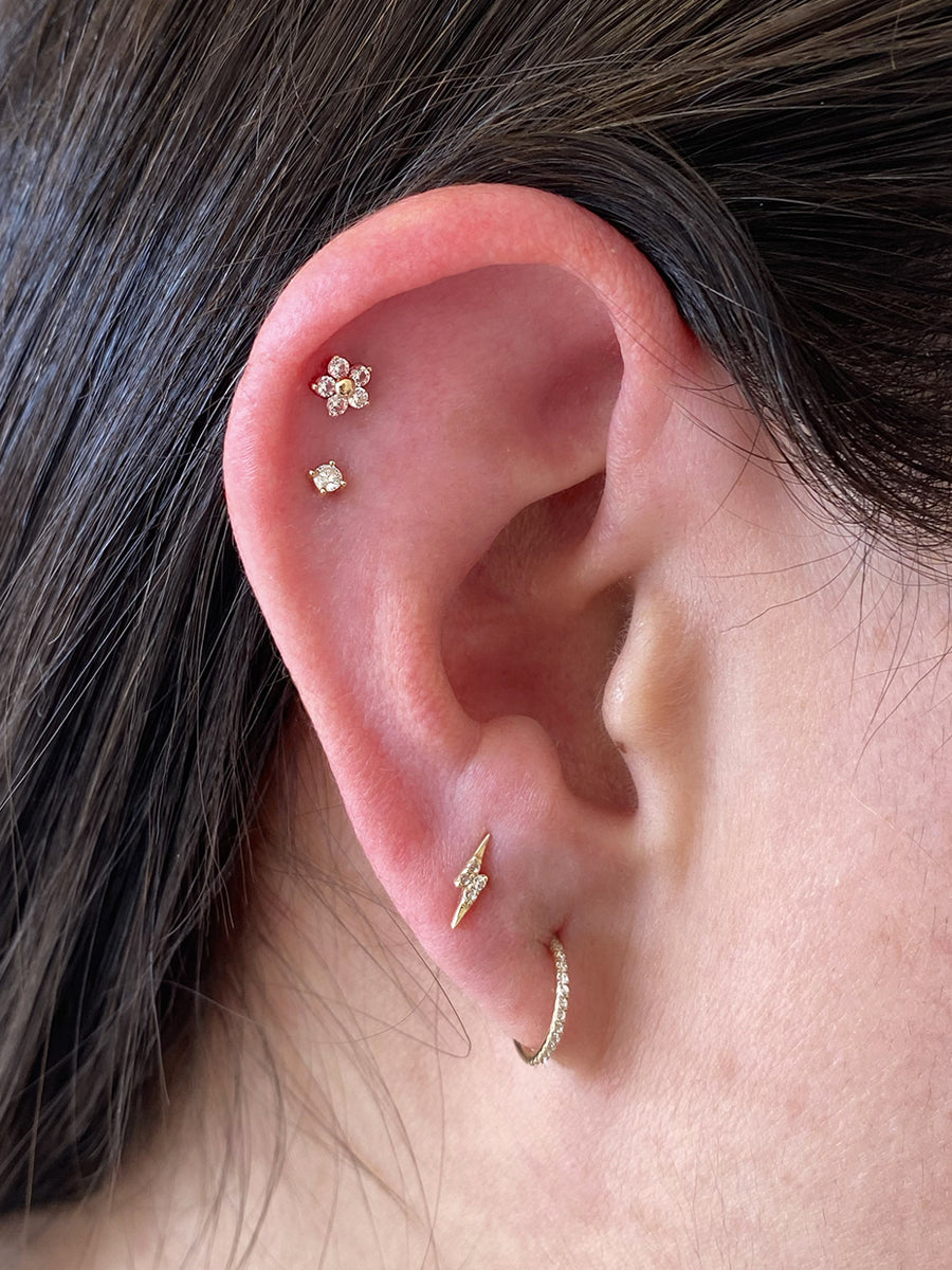 Piercing Eli 2 mm - Oro 14k
