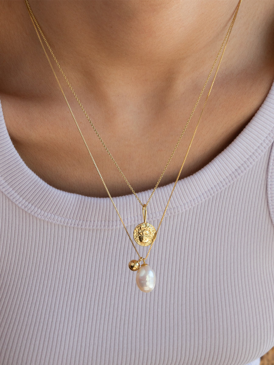 collar plata enchapada en oro colgante mujer regalo