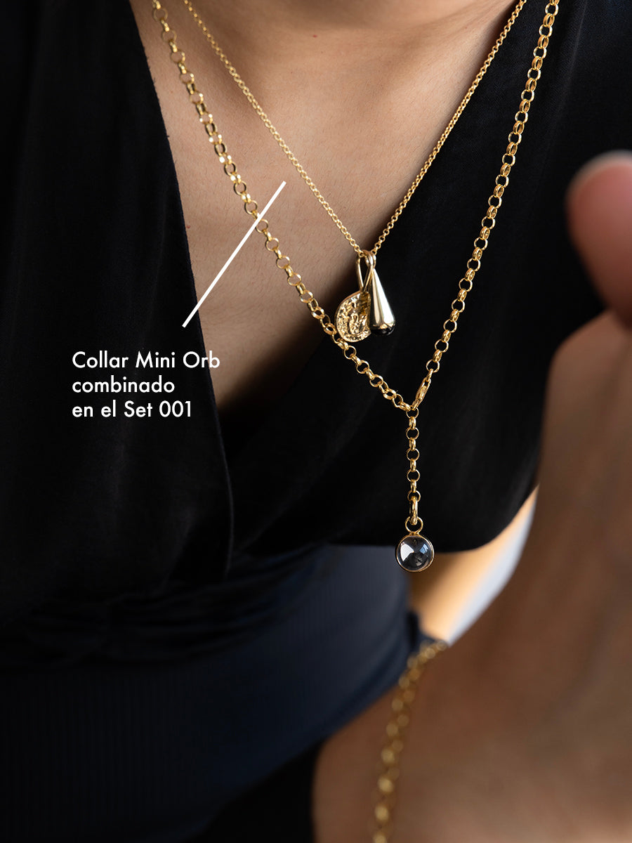 Collar Mini Orb - Enchapado 18k
