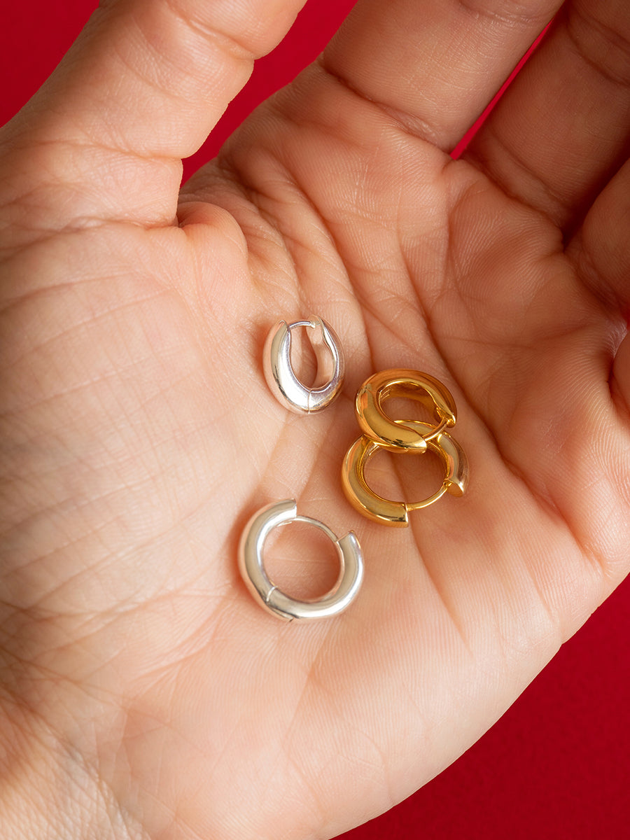 Argollas Nina S - Enchapado 18k