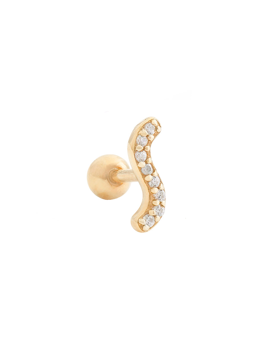 Piercing Wave - Enchapado 18k