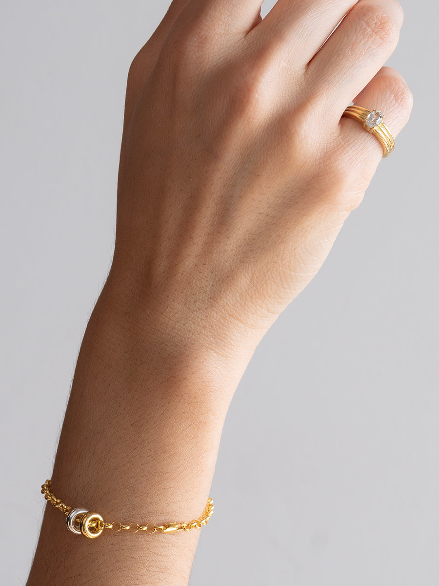 Pulsera Ábaco - Enchapado 18k