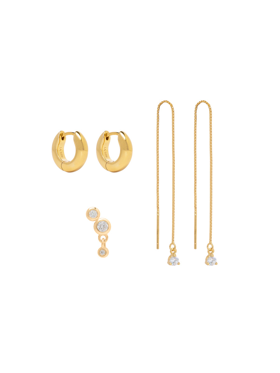 Set Magda - Enchapado 18k