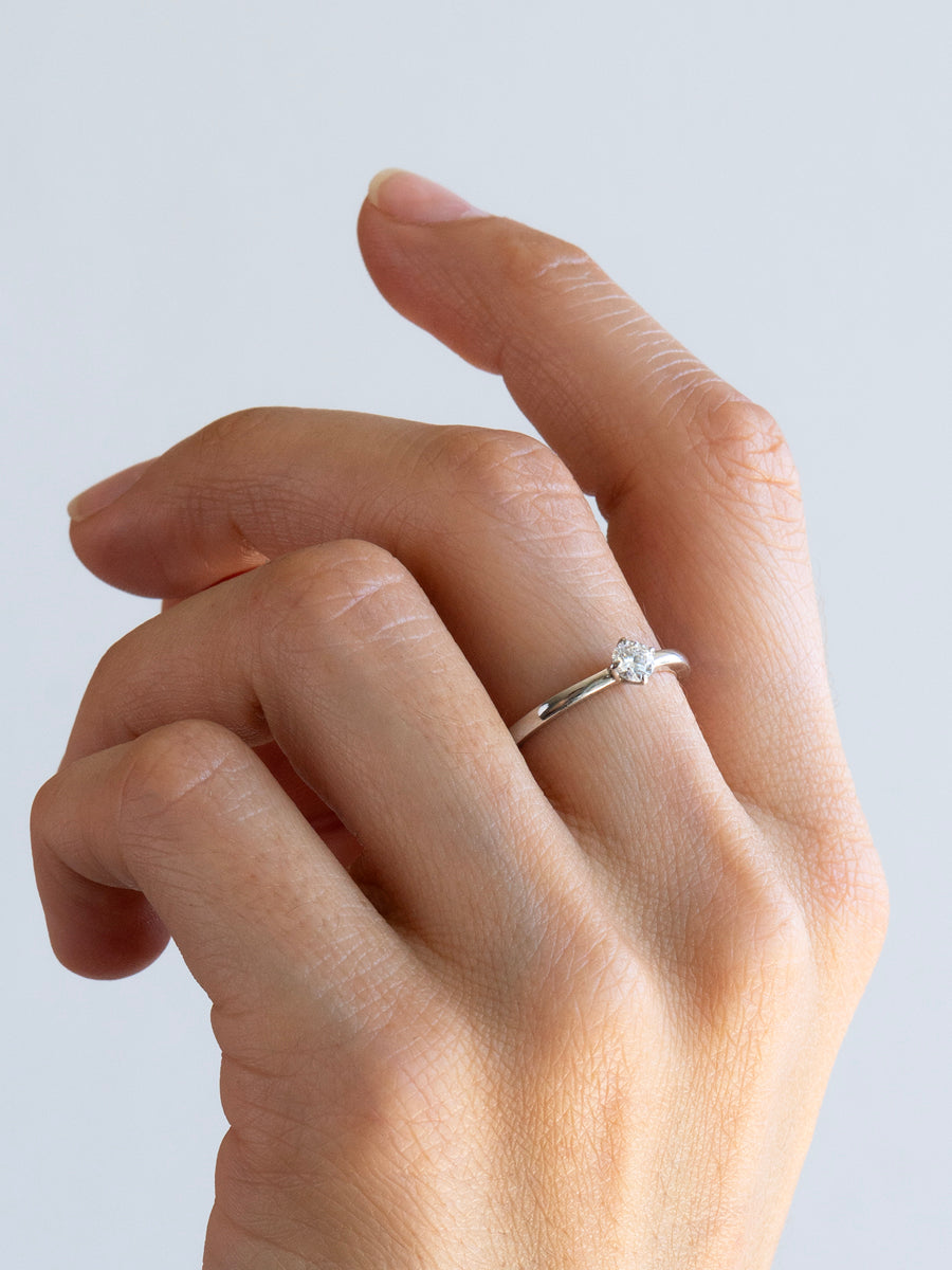 Anillo Único 004 - Plata Rodinada