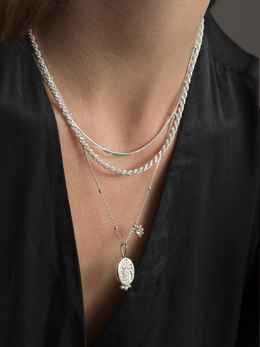 colgante para collar plata 925 para regalo mujer cadena