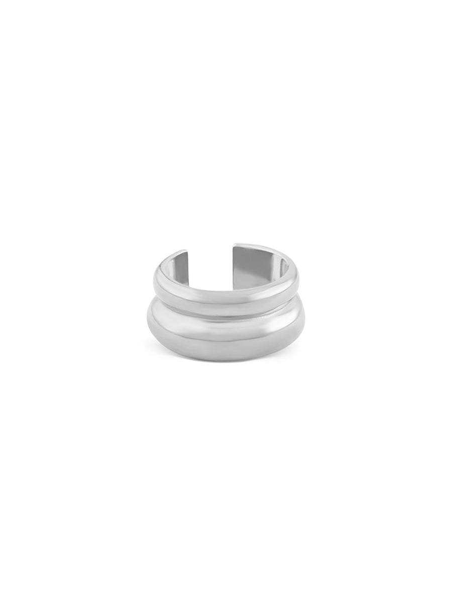 ear cuff grueso plata 925 libre de niquel