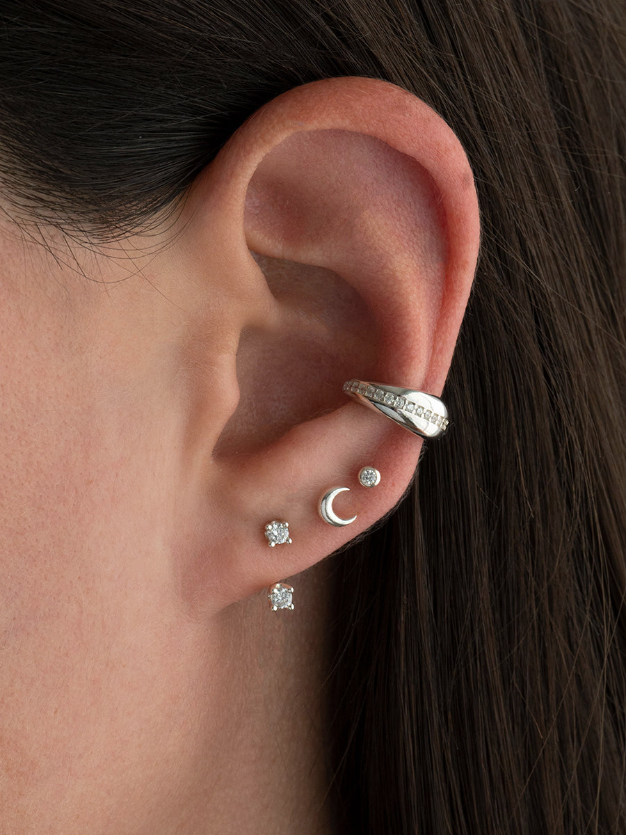 piercing moon luna plata mujer chile