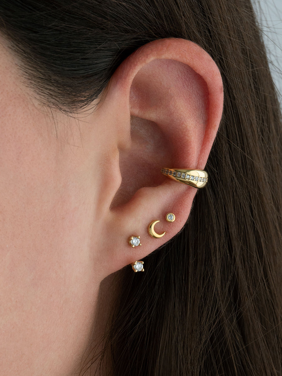piercing bañado en oro hipoalergenico