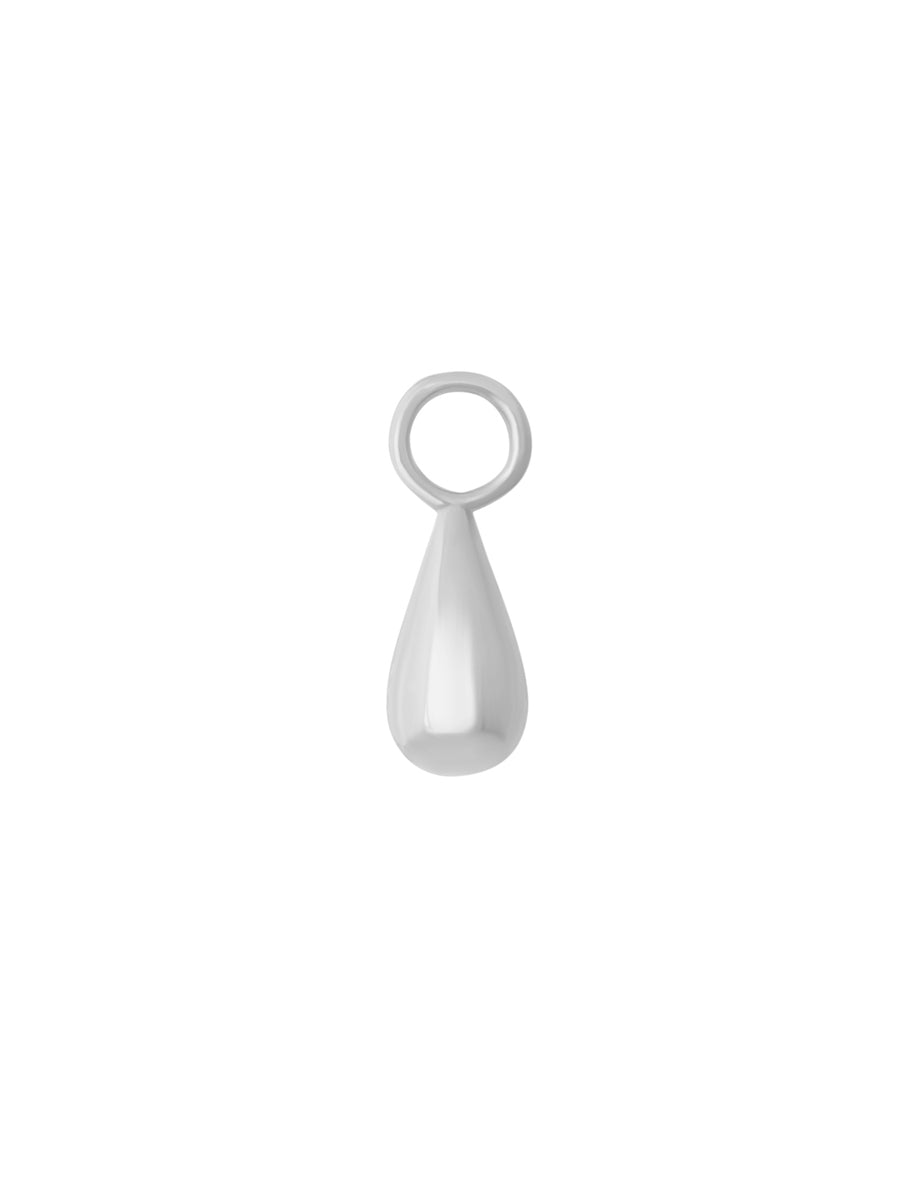 colgante gota plata 925 libre de niquel collar aros