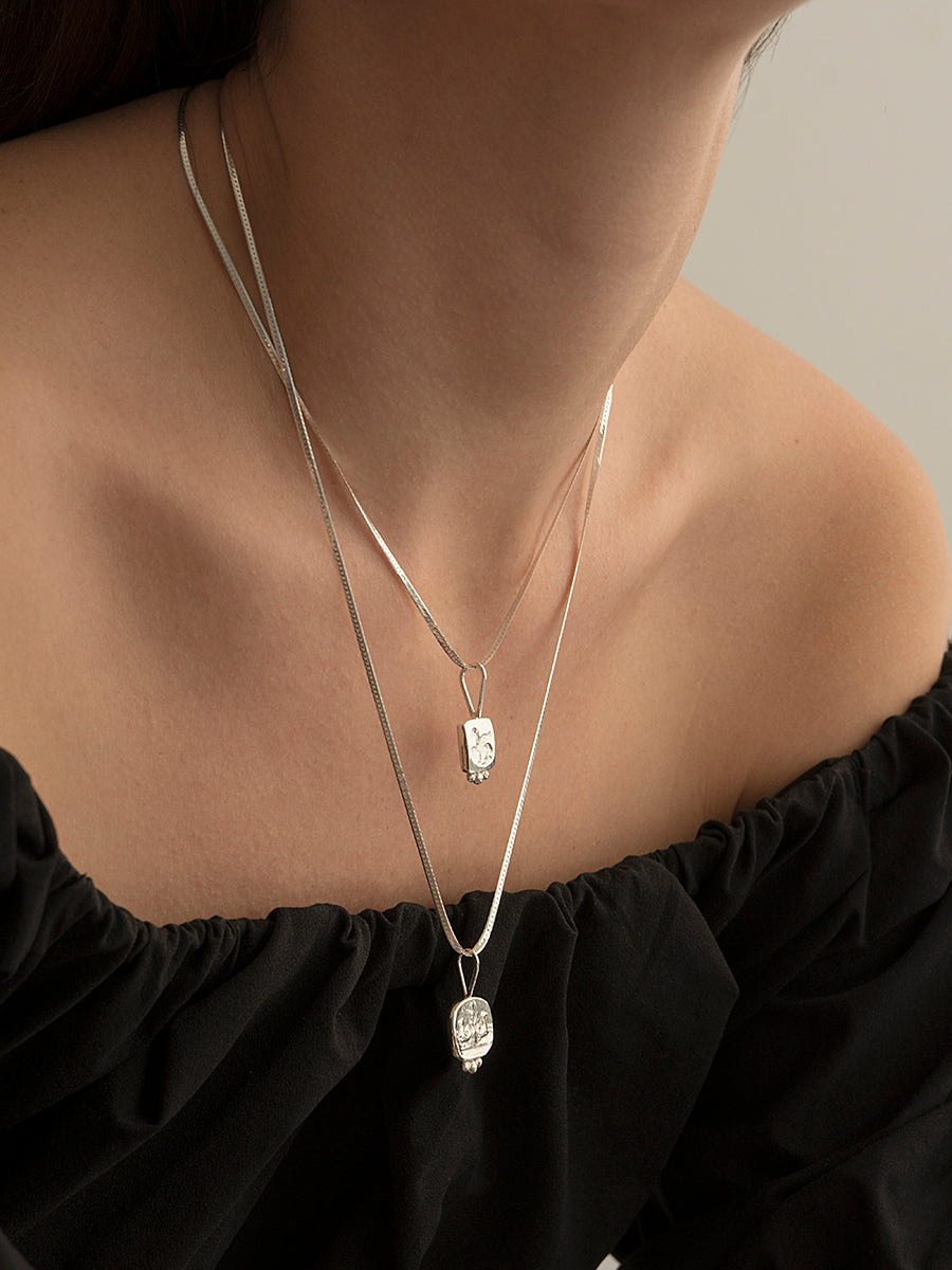 collar cinta mujer chile plata 925