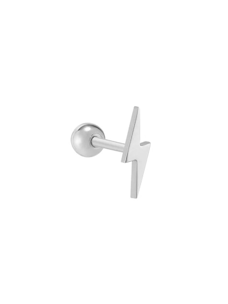 piercing plata 925 rayo libre niquel