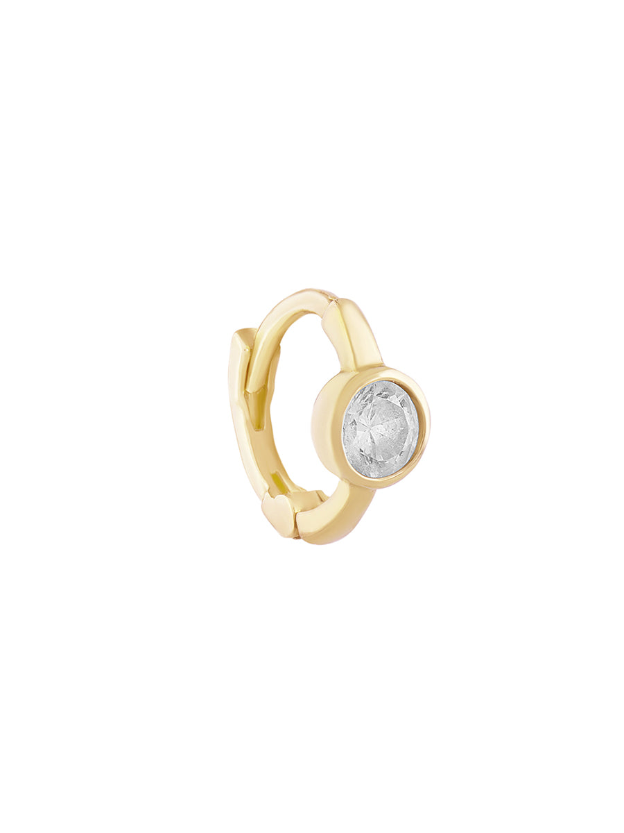 piercing argolla helix tragus oro amarillo