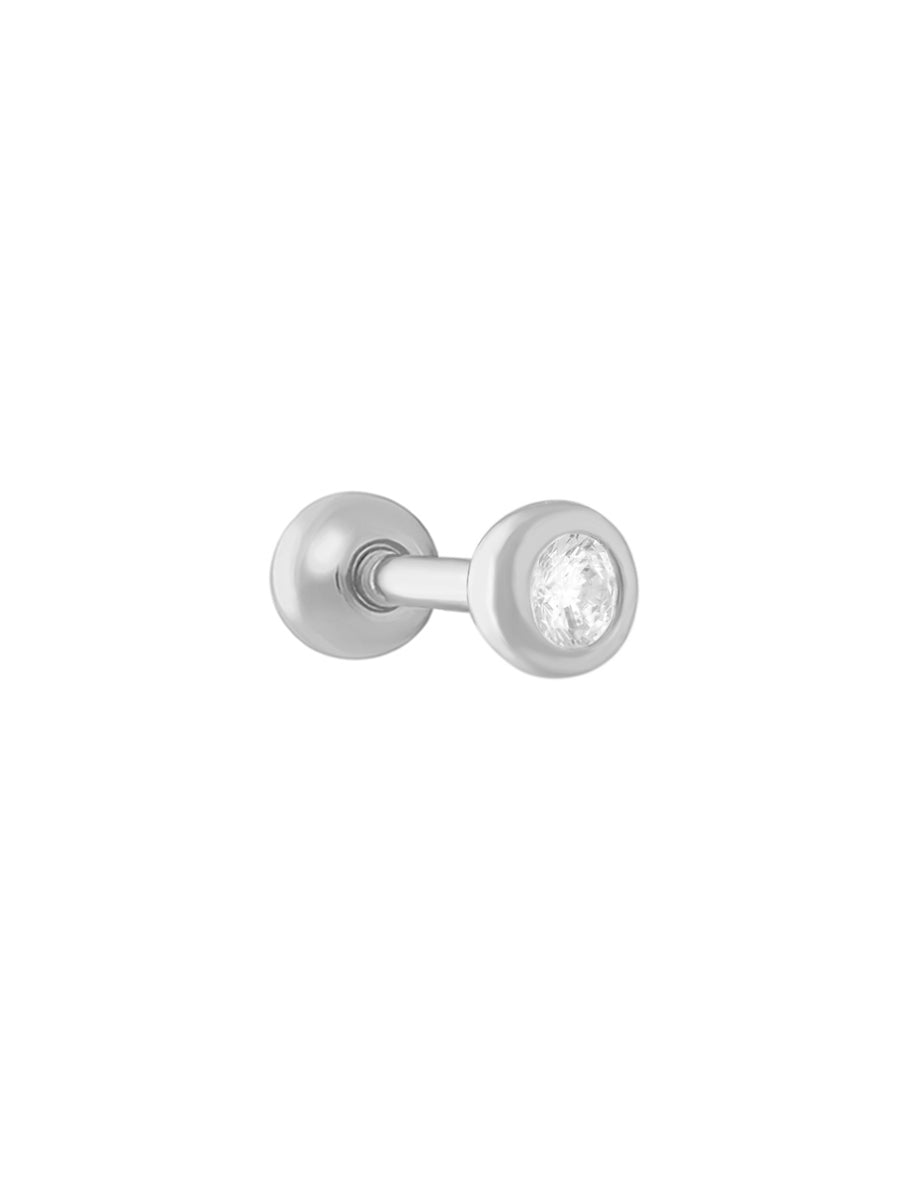 piercing plata 925 punto de luz