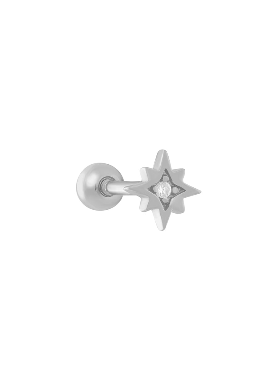 piercing de plata 925 libre de niquel chile mujer