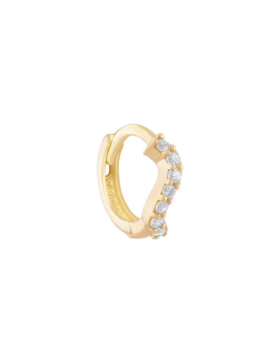 piercing oro amarillo argolla