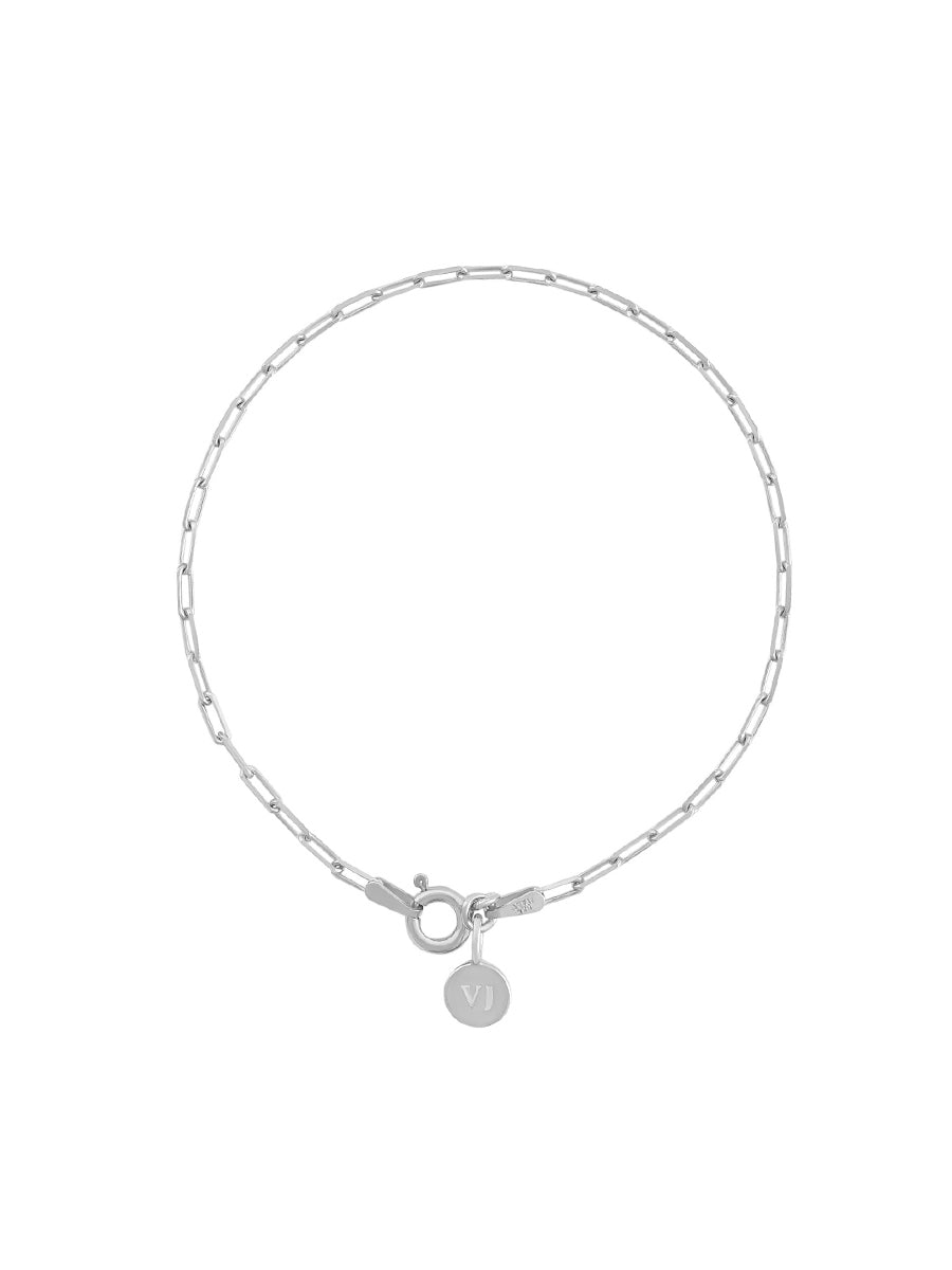 pulsera delgada plata italiana mujer hombre
