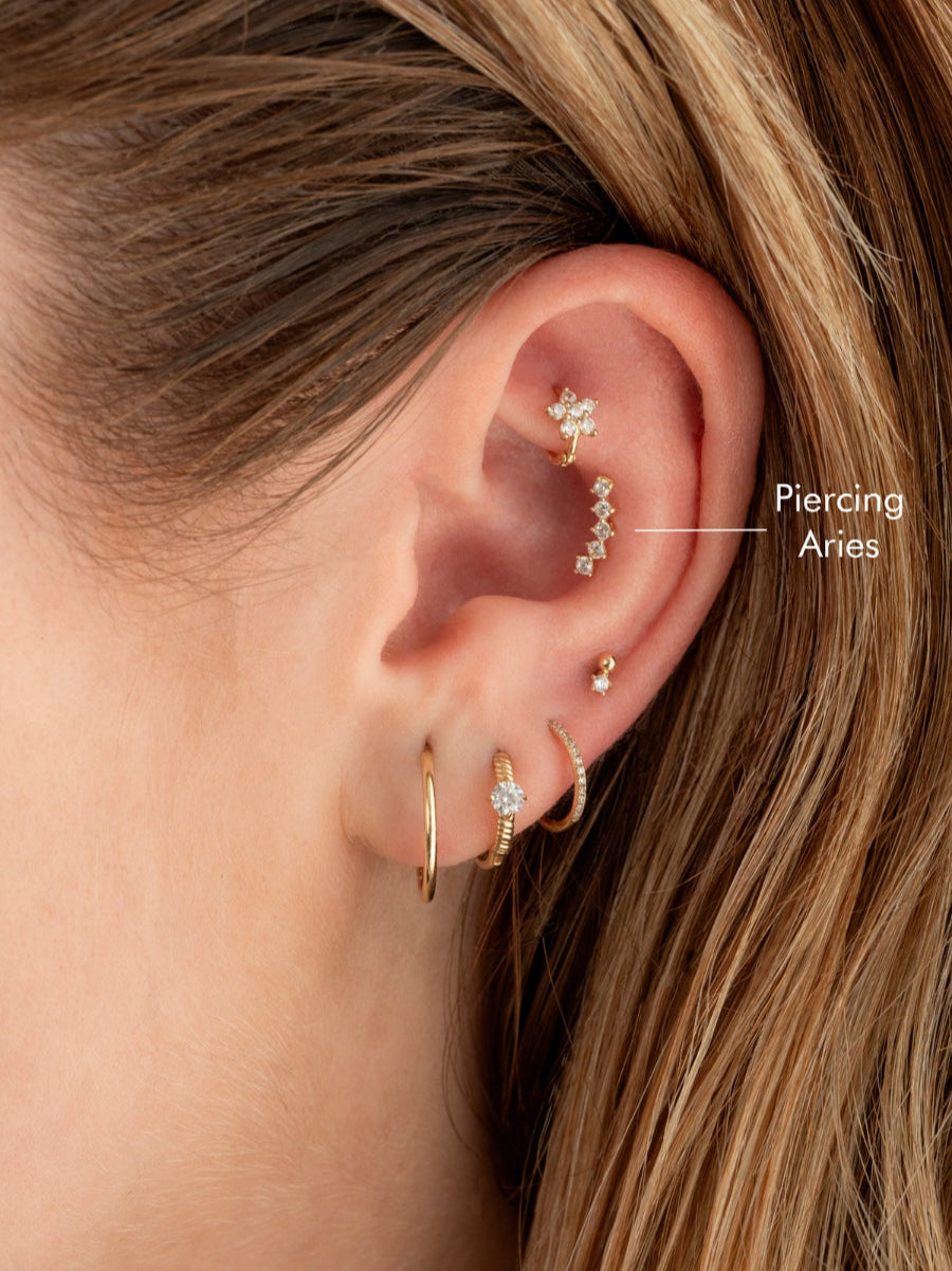 Piercing Aries - Oro 14k