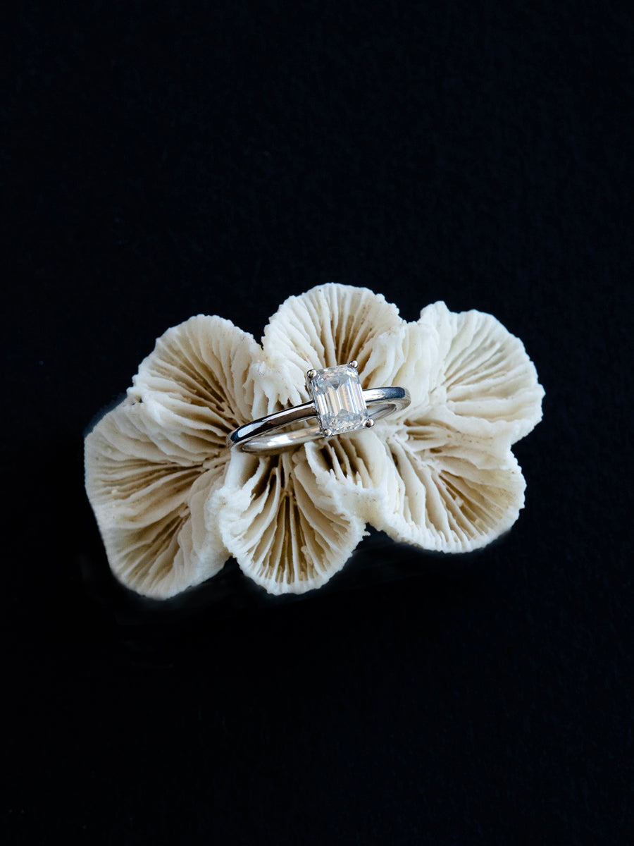 Anillo Único 001 - Plata Rodinada