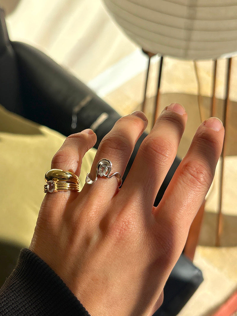 Anillo Marea - Plata 950