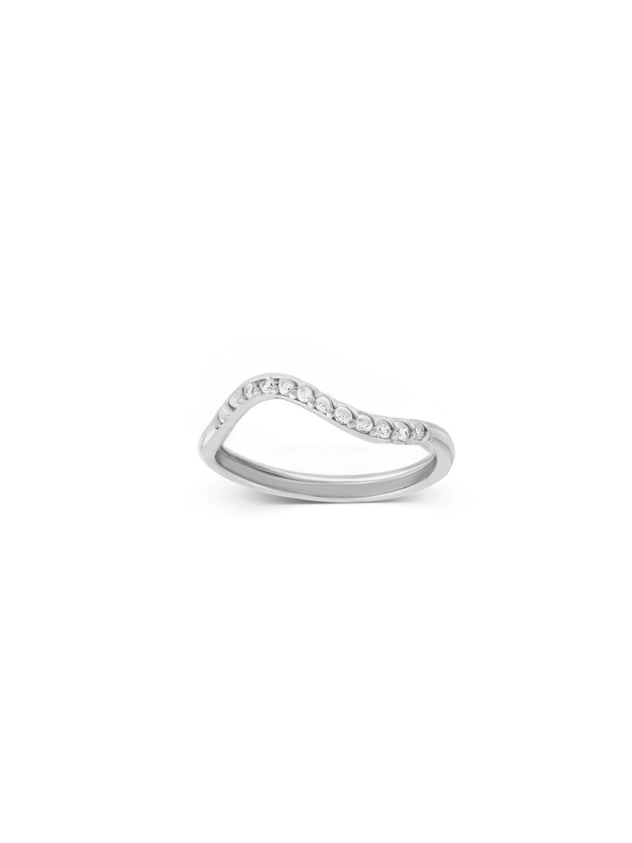 Anillo Wave - Plata 925