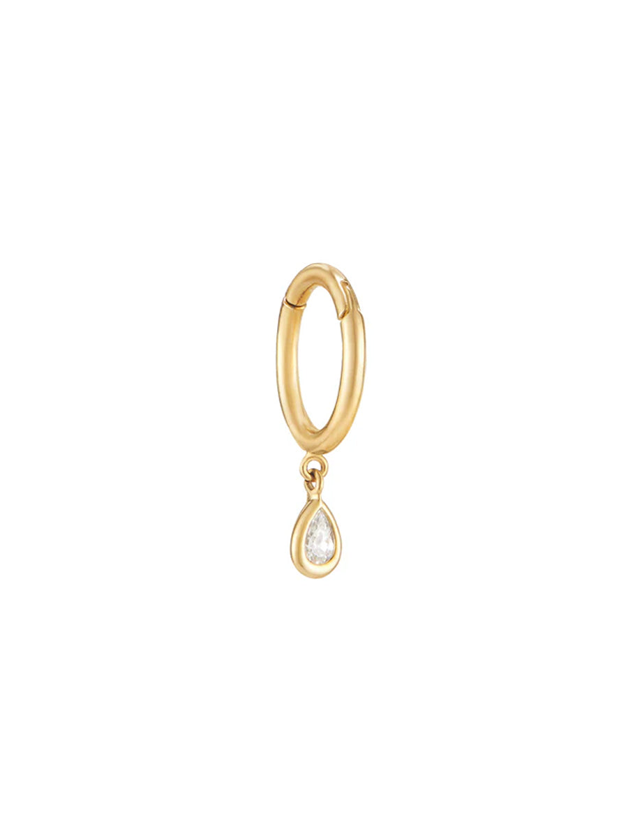 Argolla Drop - Oro 14k