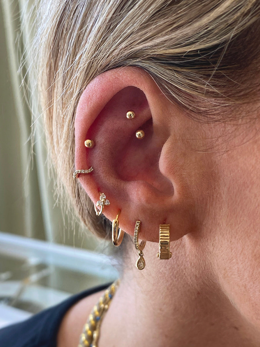 Rook 3 mm - Oro 14k