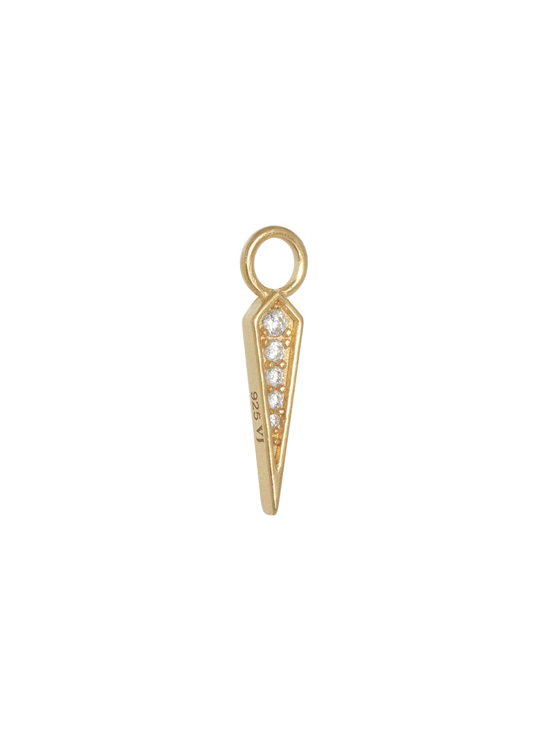 colgante plata enchapada en oro 18k circones para argollas libre de niquel