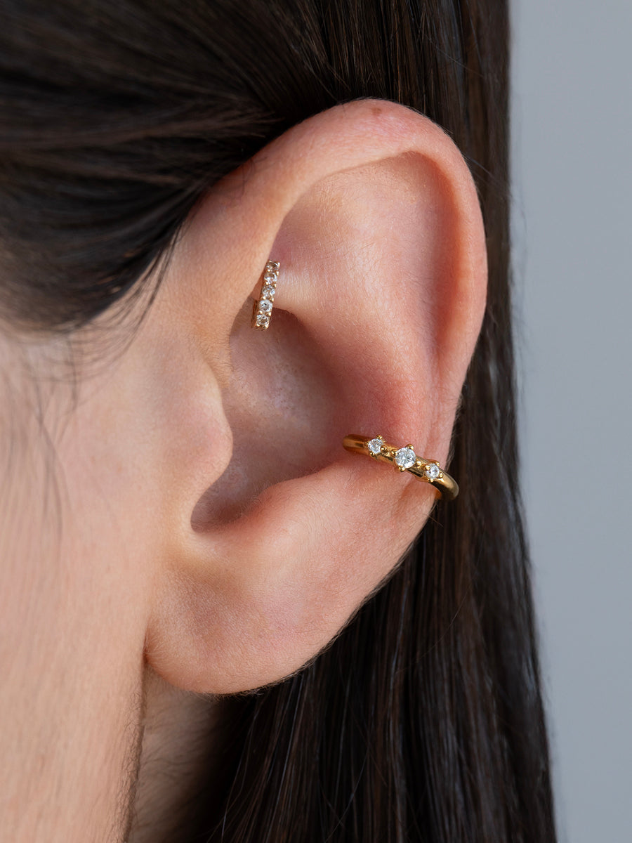 Ear Cuff Demi - Enchapado 18k