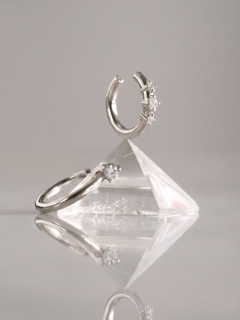 Ear Cuff Hannah - Plata 925
