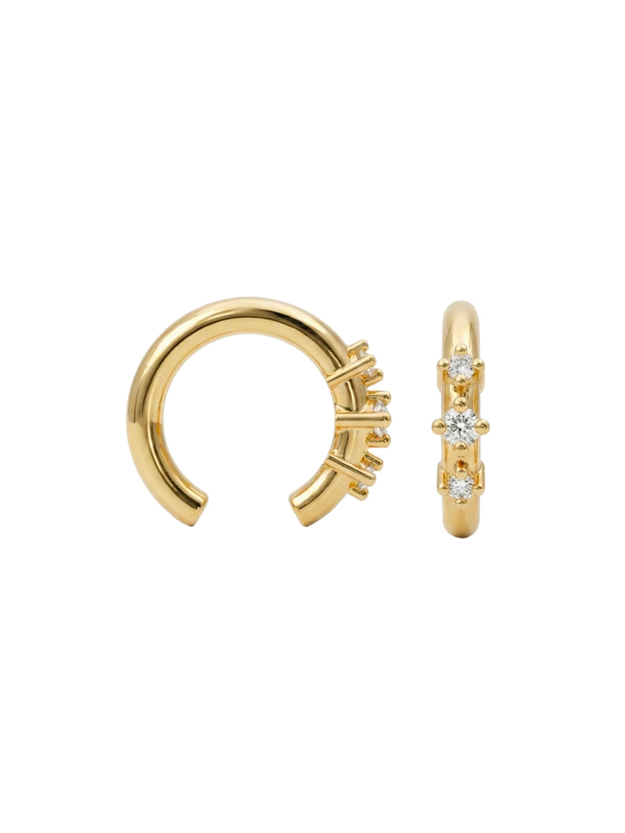 Ear Cuff Demi - Enchapado 18k