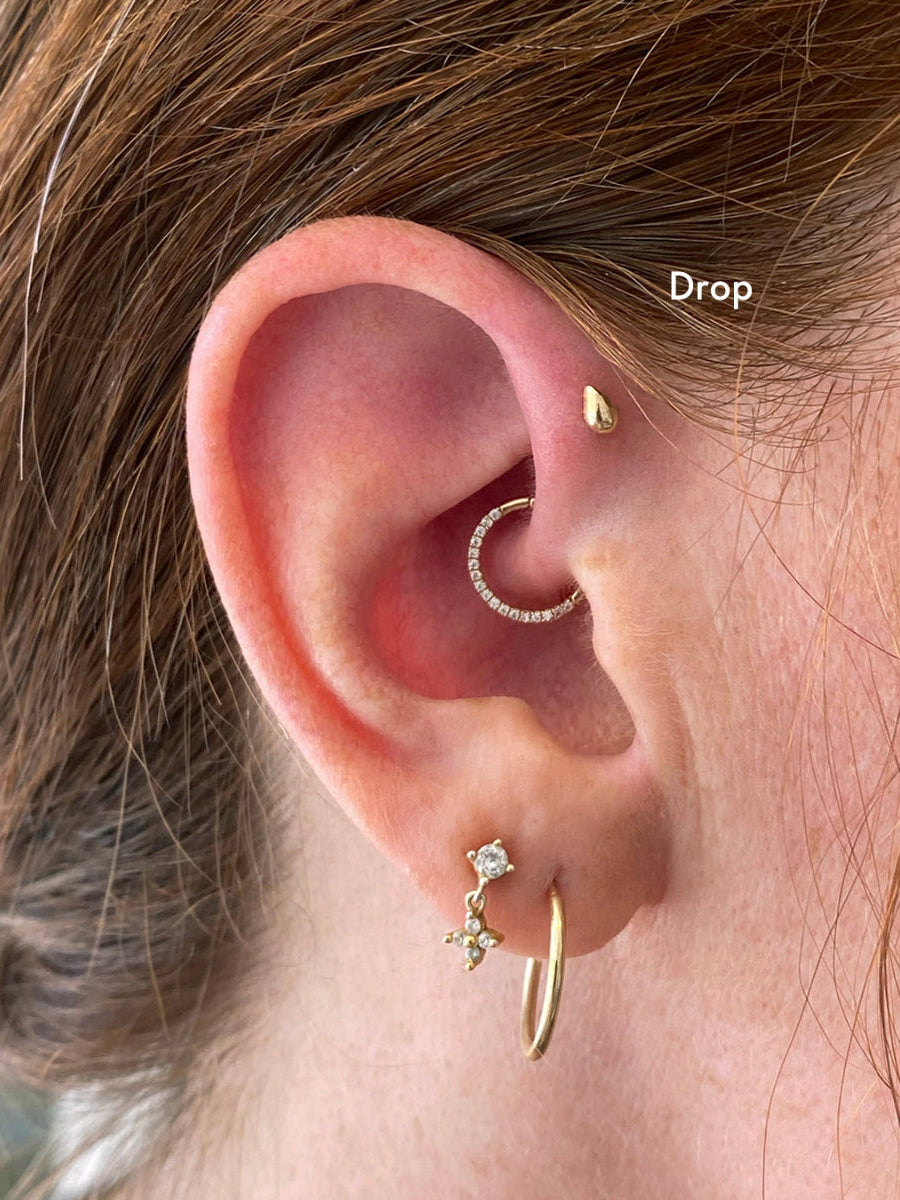 Piercing Drop - Oro 14k