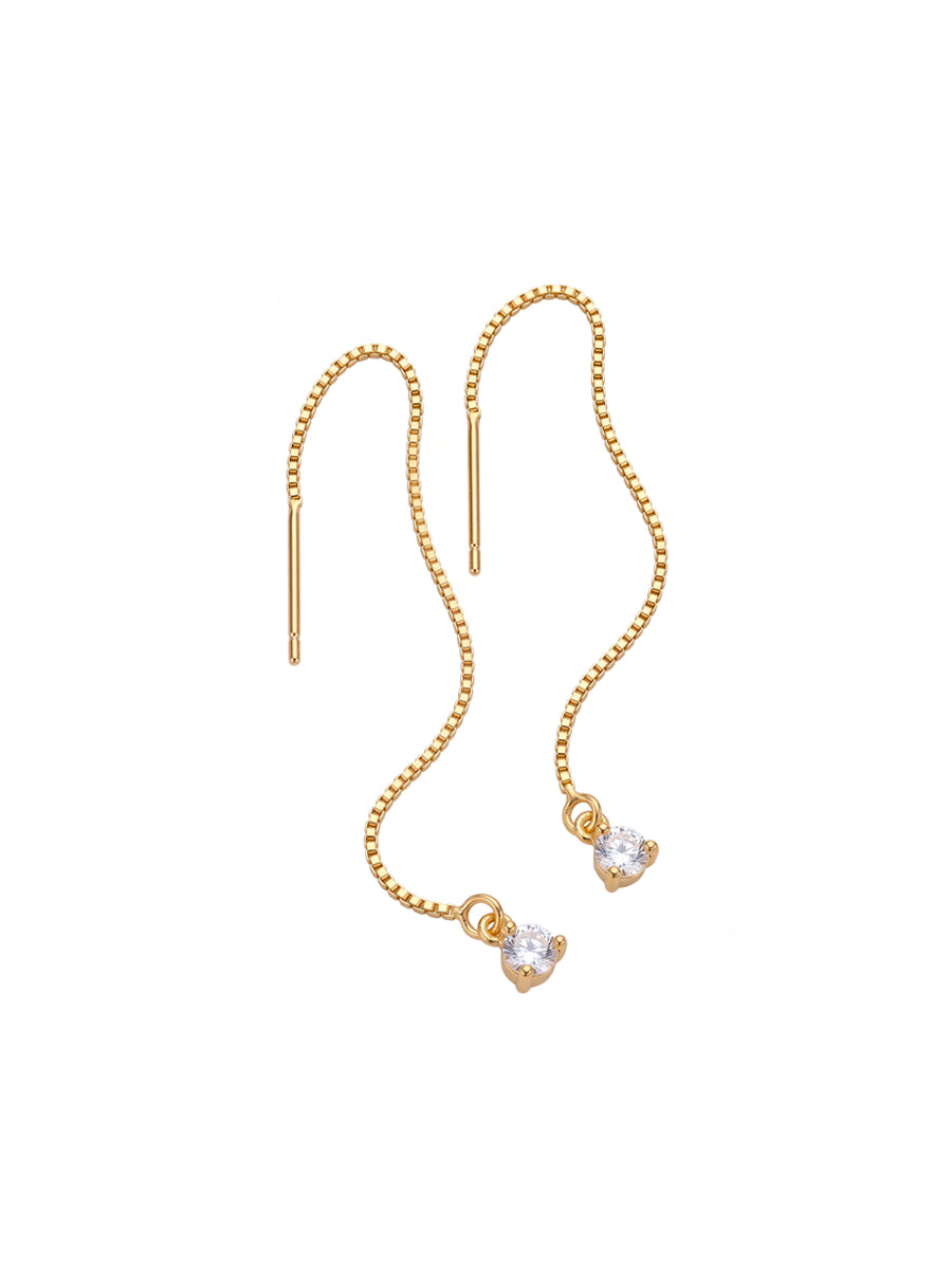 Aros Hannah - Enchapado 18k