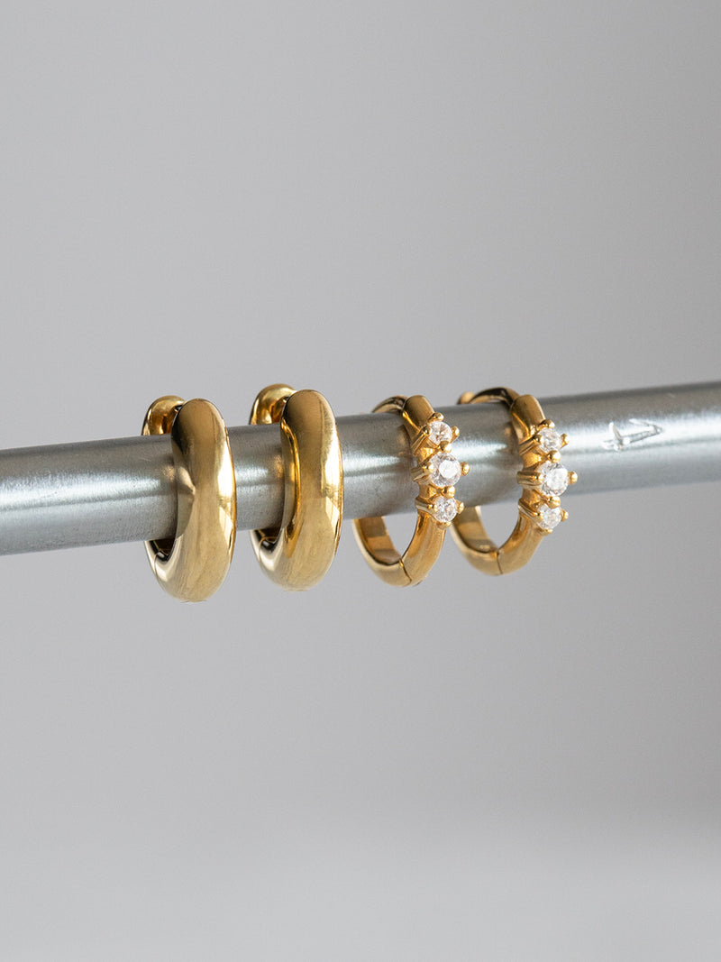 Argollas Demi - Enchapado 18k