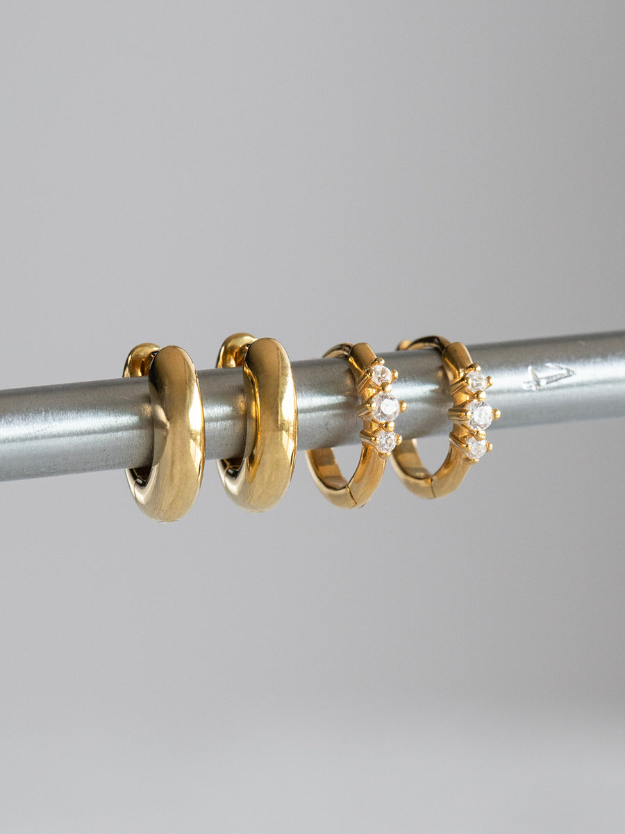 Argollas Demi - Enchapado 18k