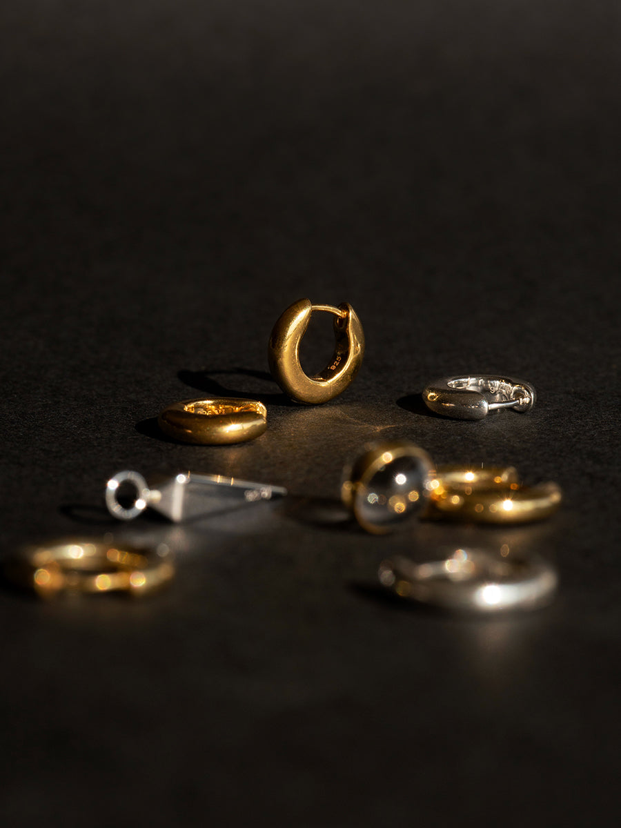 Argollas Nina S - Plata 925