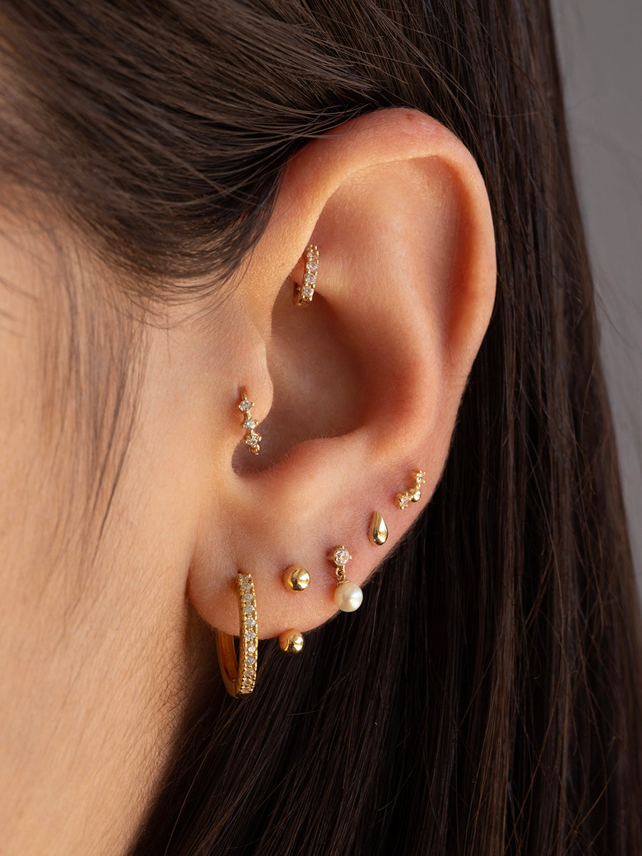 Rook 3 mm - Oro 14k