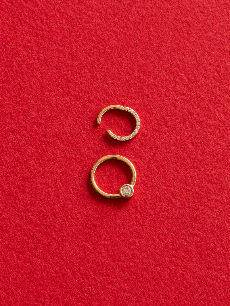 piercing oro 14k joyas oro 14k chile septum daith nostril