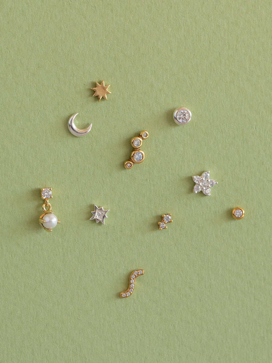 Piercing Ray - Enchapado 18k