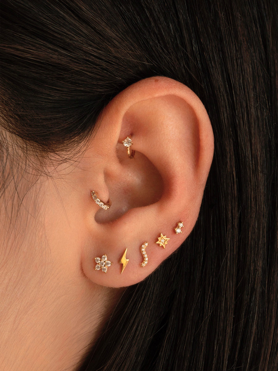 Piercing Wave - Enchapado 18k